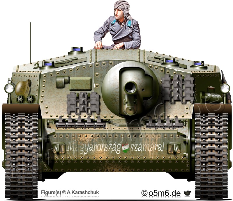 Bolt Action Chain of Command 28mm Hungarian Zrinyi II Tank Resin 